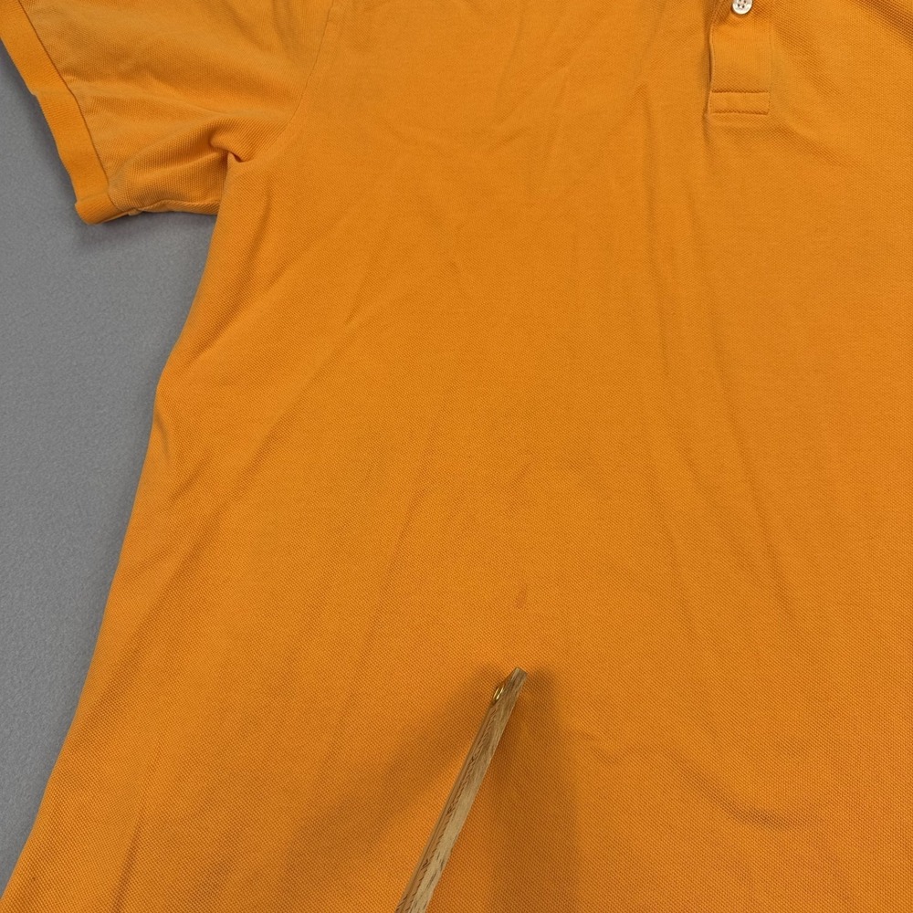Brooks Brothers Men's Performance Polo Shirt Size XXL Orange 2-Button Cotton - Picture 3 of 16